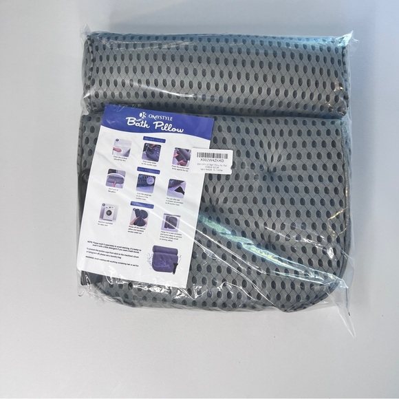 Bath Pillow Gray NWT - Picture 2 of 12